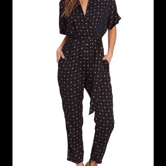 Billabong Bed Story Jumpsuit NEW small - Picture 1 of 2